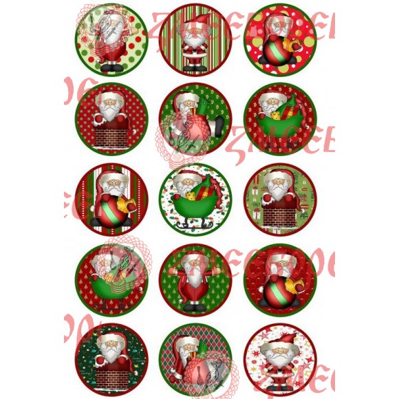 Готова фотодекорация за мъфини и дребни сладки - Коледа 7